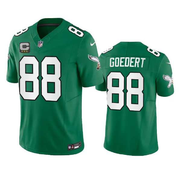 Men's Philadelphia Eagles #88 Dallas Goedert Green 2023 F.U.S.E. With C Patch Vapor Untouchable Stitched Football Jersey,We sell and wholesale Men's Philadelphia Eagles #88 Dallas Goedert Green 2023 F.U.S.E. With C Patch Vapor Untouchable Stitched Football Jersey on line form chian!
